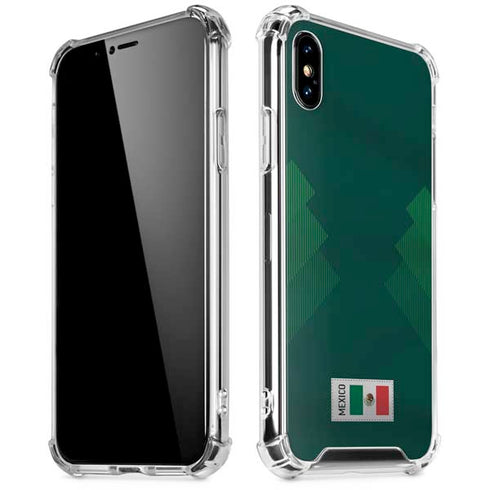Mexico Soccer Flag iPhone XS Max Clear Case